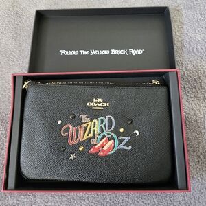 Coach Black Wizard of Oz Wristlet